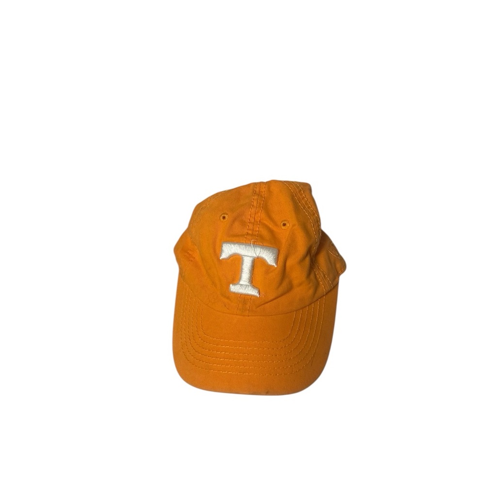 Orange Cap with White T Logo